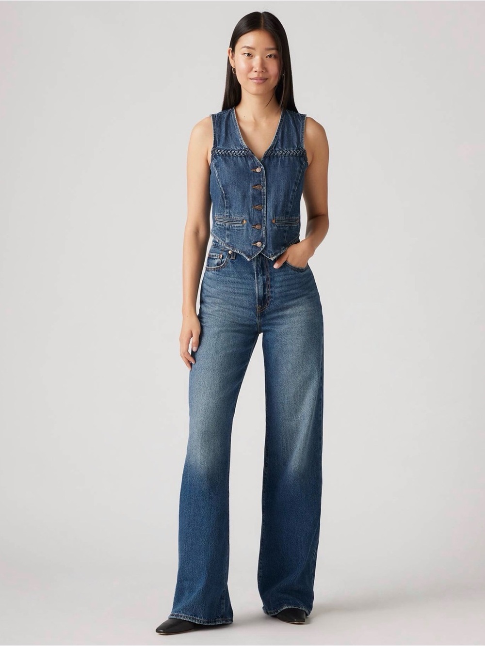 Levi’s Ribcage Wide-Leg Women’s Jeans - Blue